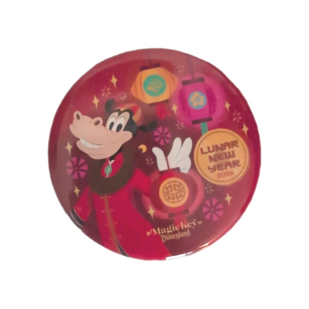 Disneyland Magic Key Lunar New Year 2026 - Year Of The Horse Button‎ Pin